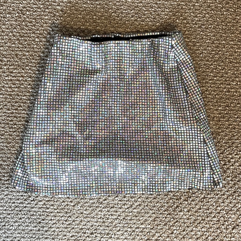 TOPSHOP sequin mini skirt